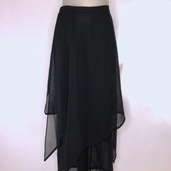 Metaphor Dresses & Skirts - Metaphor Unique Semi Sheer Black Dress Pants